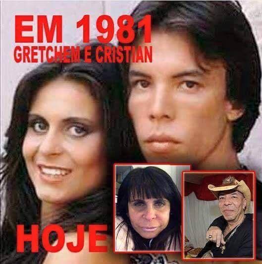 O tempo não perdoa, e as pessoas envelhecem e a fisionomia muda