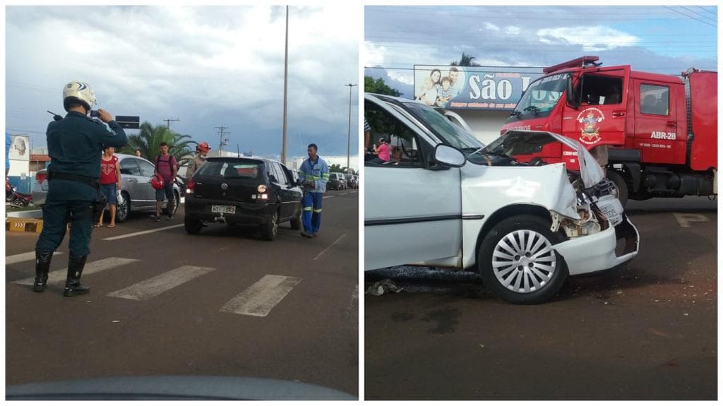 Acidente da Av. José Ferreira da Costa envolveu 3 veículos