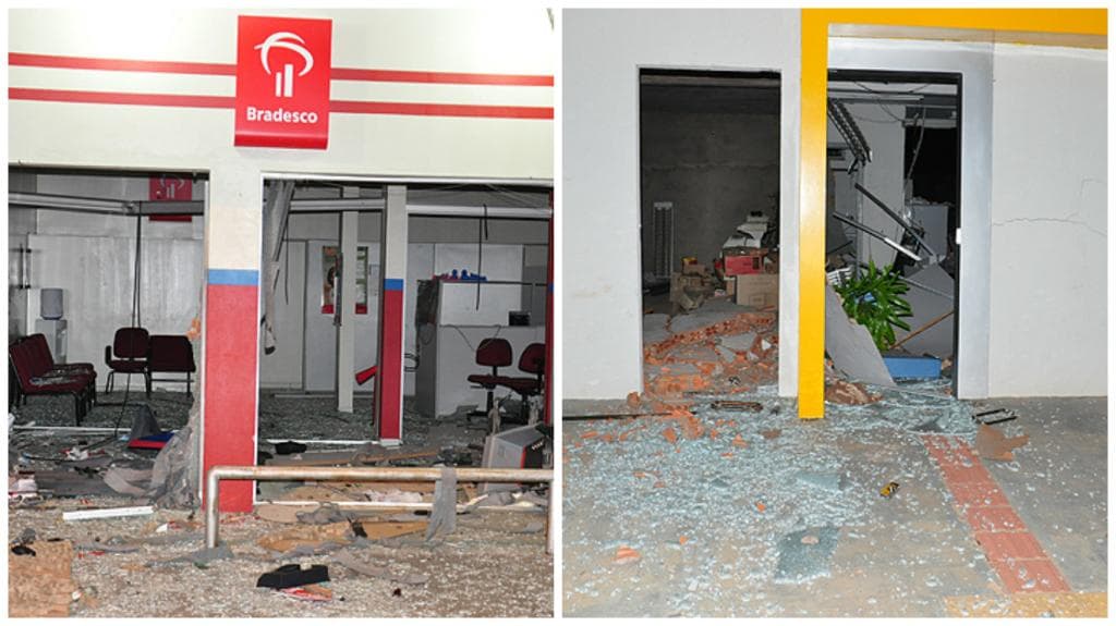 Hoje: Bancos foram assaltados em Alcinópolis