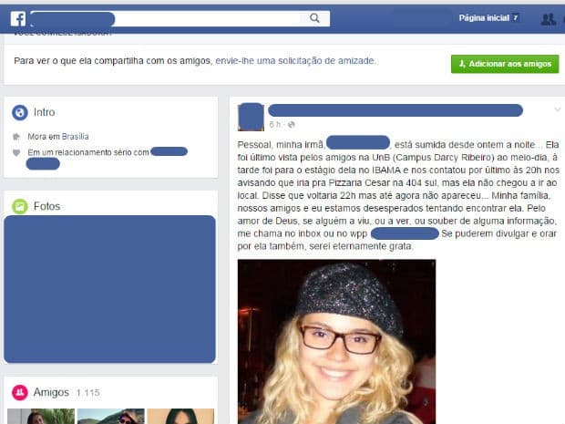 Universitário mata ex-namorada asfixiada