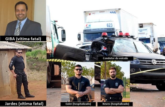 Paraíso das Águas: Acidente grave leva dois policiais à morte