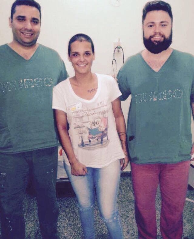Mariela se recupera do grave acidente. O tratamento foi pago pelo SUS e deve passar de R$ 40 mil
