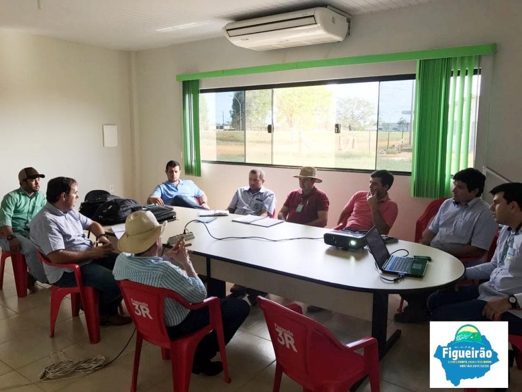 Figueirão: Prefeito e vice participam de reunião para estudos de lançamento de projeto inovador