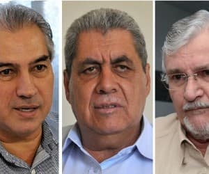 Reinaldo, André e Zeca conversam reservadamente para candidato de consenso