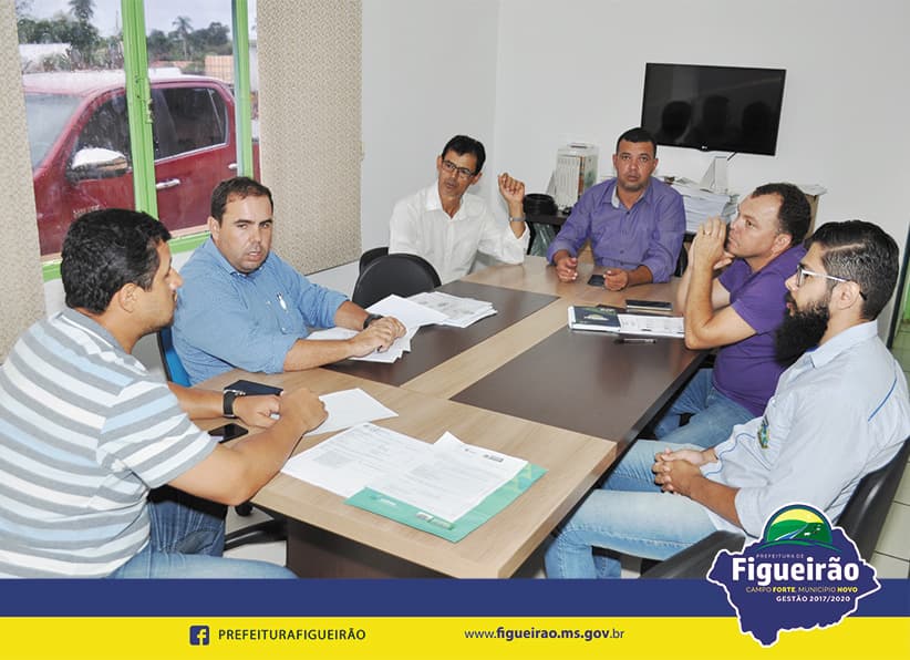 Figueirão: Prefeito e vice reuniram com o presidente do Sindicato