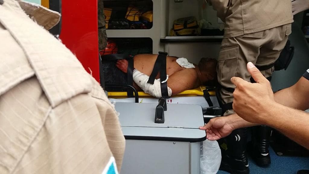 Agiota que sofreu atentado de pistolagem está em estado grave na Santa Casa