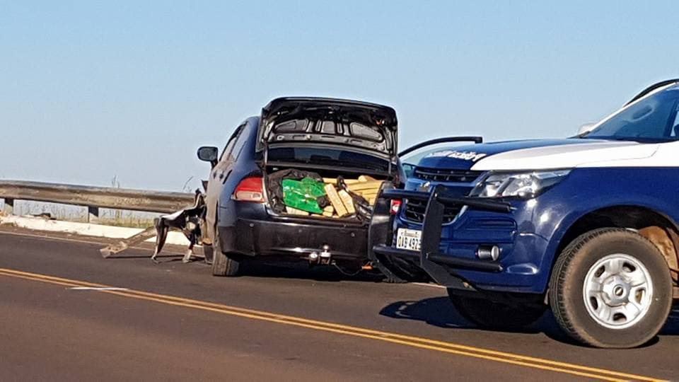Acidente na BR-060: Carro carregado com drogas ocasionou o acidente que matou uma pessoa
