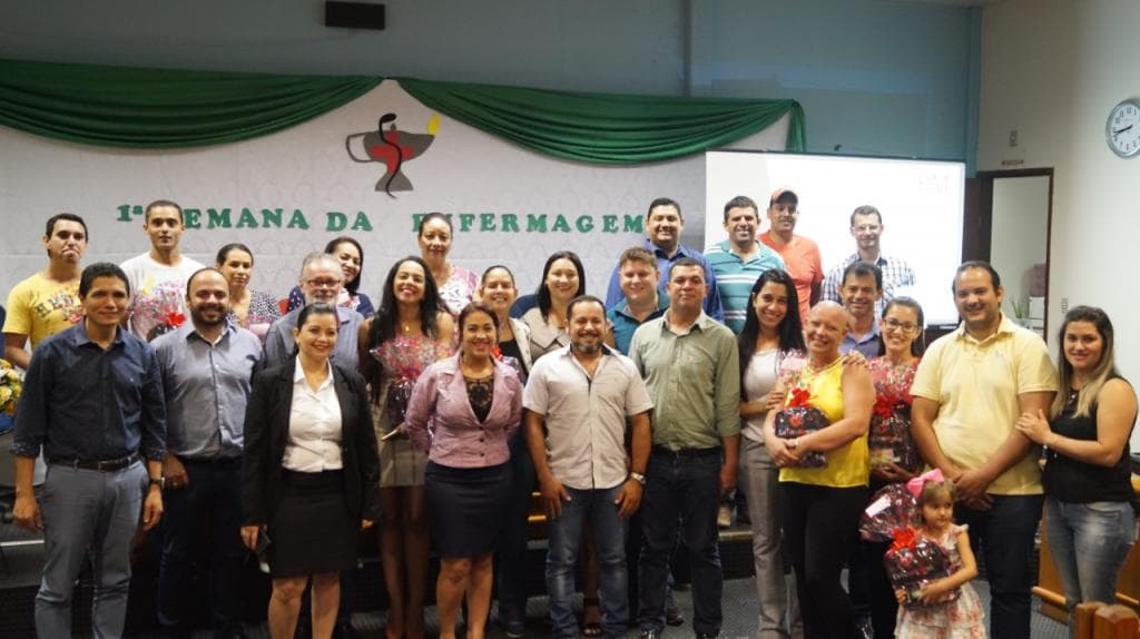 Profissionais comemoram a 1ª semana de enfermagem no município de Figueirão