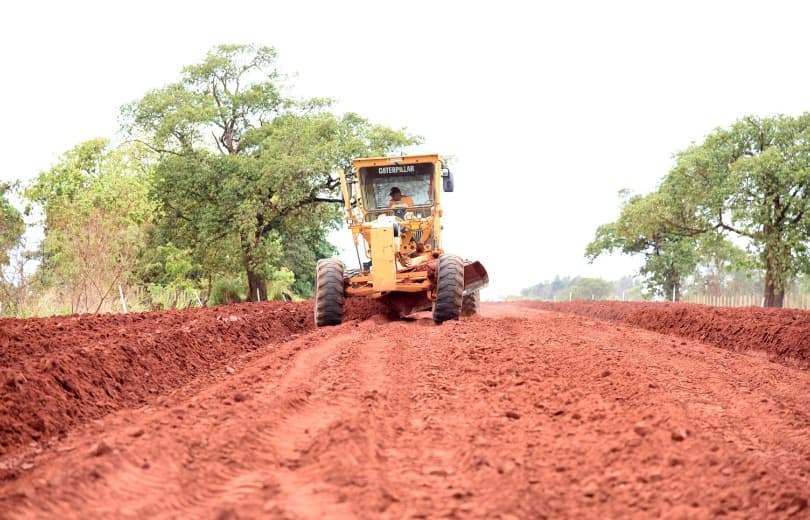 Patrol da Prefeitura de Costa rica pega fogo na zona rural