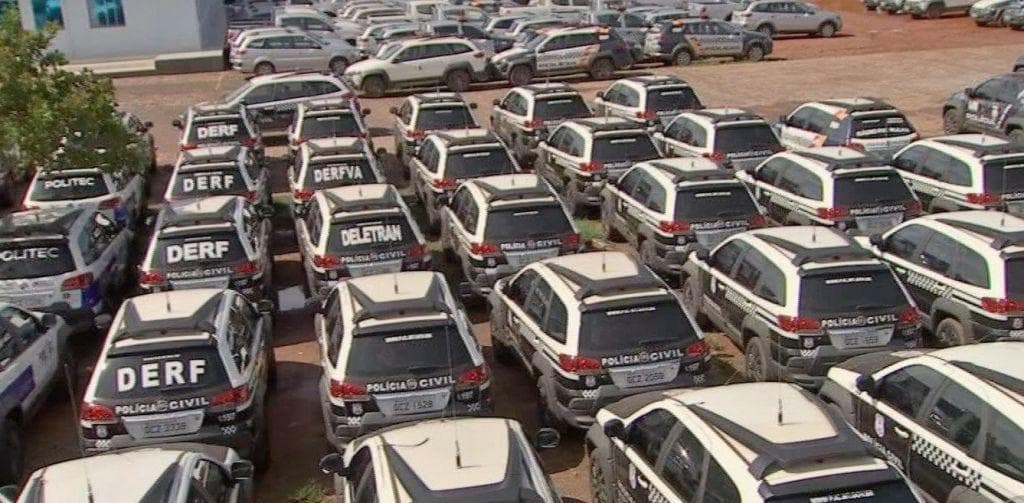 MT: Estado entra em colapso financeiro e até viaturas policiais ficam no pátio por falta de pagamento