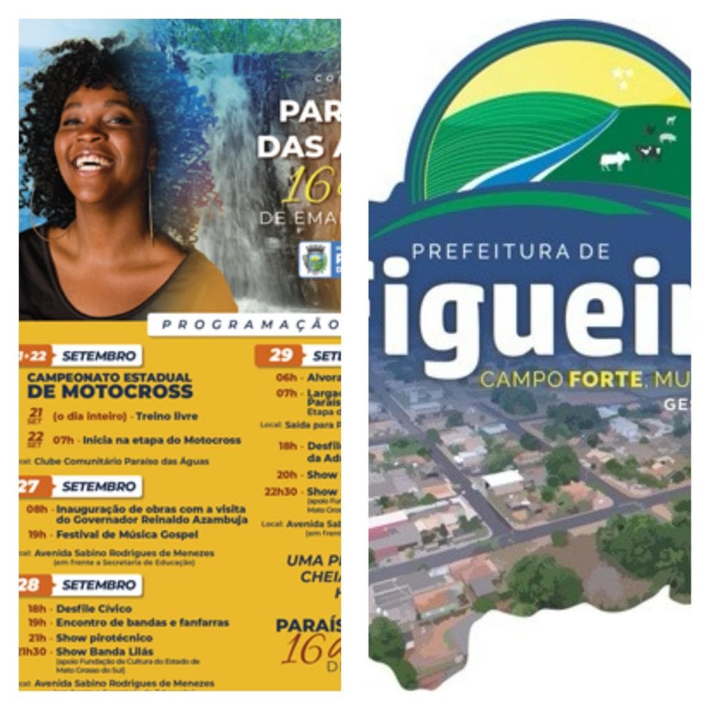 Figueirão e Paraíso estão em festa nesse final de semana