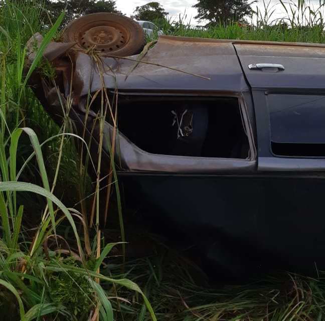 MS 306: Acidente na manhã deste domingo entre Costa Rica e Chapadão do Sul
