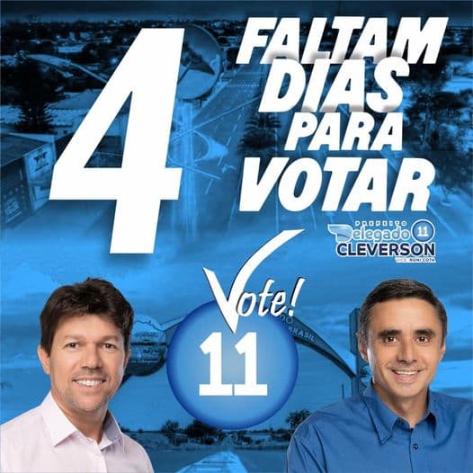 Delegado Cleverson é eleito prefeito com 50,61% dos votos