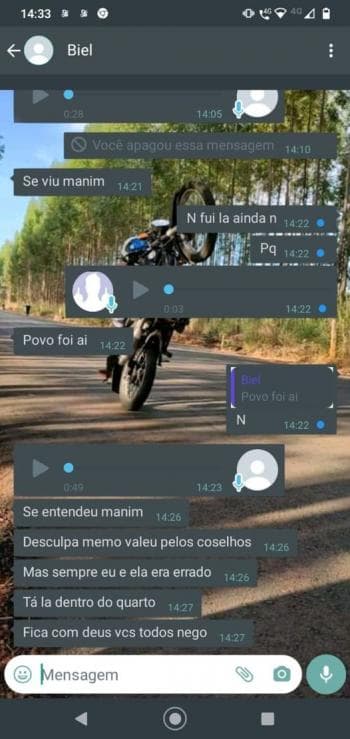 Urgente! Vejam às palavras do assassino ao enviar áudio a um amigo logo após matar Luana