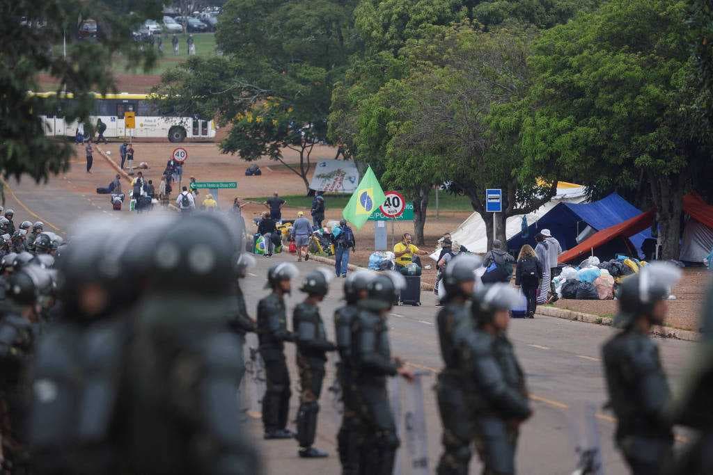 Já são 1.200 golpistas presos em Brasília até o momento