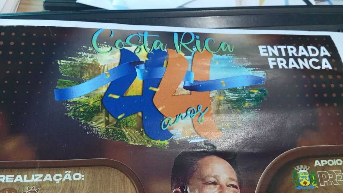 Em maio, no mês do aniversário, a cidade de Costa Rica terá nova edição da Expo Rica, versão 2024